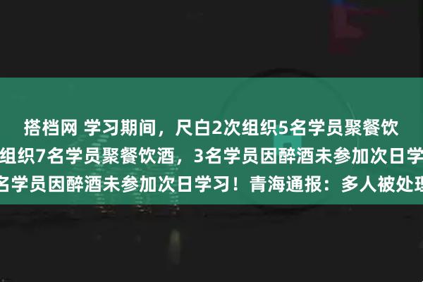 搭档网 学习期间，尺白2次组织5名学员聚餐饮酒、唱歌娱乐；张官林组织7名学员聚餐饮酒，3名学员因醉酒未参加次日学习！青海通报：多人被处理